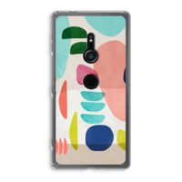 Bold Rounded Shapes: Sony Xperia XZ2 Transparant Hoesje