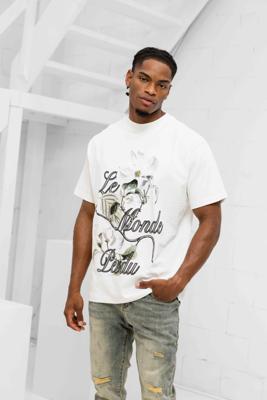 Le Monde Perdu Cornus Florida T-Shirt Heren Gebroken Wit - Maat XL - Kleur: Gebroken Wit | Soccerfanshop