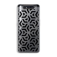 Crazy pattern: Samsung Galaxy A80 Transparant Hoesje