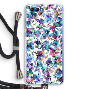 Hibiscus Flowers: Honor 10 Transparant Hoesje met koord