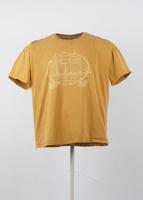 Vintage Gildan T-Shirt in Yellow Size L