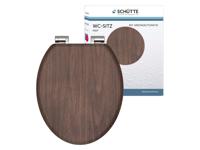 Schütte WC-bril (donkere houtlook) Schütte WC-bril (donkere houtlook)