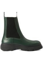 Burberry bottines Chelsea en cuir - Vert - thumbnail