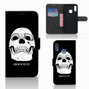 Telefoonhoesje met Naam Honor 10 Lite Skull Eyes