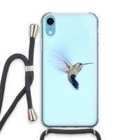 Kolibri: iPhone XR Transparant Hoesje met koord
