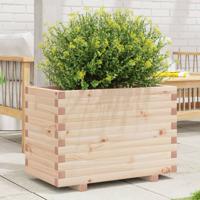 VidaXL Plantenbak 70x40x49,5 cm massief grenenhout