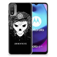 Silicone Back Case Motorola Moto E20 | E40 Skull Hair - thumbnail