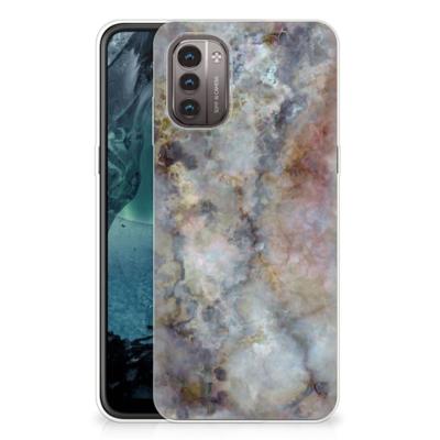Nokia G21 | G11 | TPU | Siliconen hoesje | Marmer Grijs