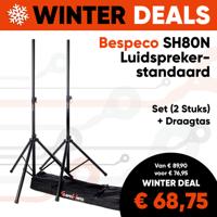 Bespeco SH80N Speaker / Luidsprekerstandaard Set (2 Stuks)