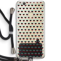 Hartjes: Huawei Ascend P10 Lite Transparant Hoesje met koord