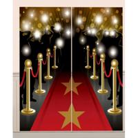 Scene Setter hollywood thema -82 x 165 cm -plastic - wandversiering -muurdecoratie -poster