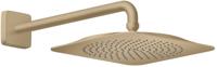 Axor Citterio C hoofddouche EcoSmart met wandbevestiging geborsteld brons