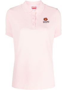 Kenzo polo Boke Flower en piqué - Rose