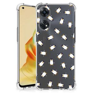 Doorzichtige Silicone Hoesje voor OPPO Reno8 T 4G Pinguïn