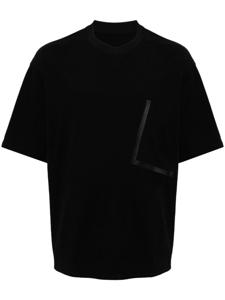 CROQUIS t-shirt ample à manches courtes - Noir