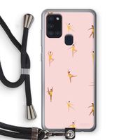Dans #2: Samsung Galaxy A21s Transparant Hoesje met koord