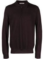 Corneliani polo fin en laine vierge - Rouge