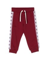 Dolce & Gabbana Kids pantalon de jogging à logo - Rouge