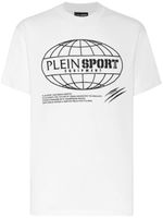 Plein Sport t-shirt SS Global Express Edition à imprimé graphique - Blanc - thumbnail