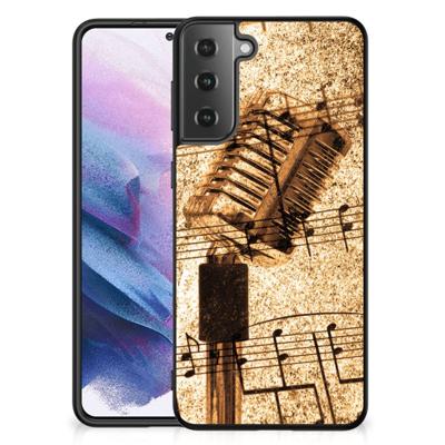Samsung Galaxy S21 Plus Silicone Back Case Bladmuziek