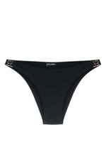 Dolce & Gabbana bas de bikini à détail de logo - Noir