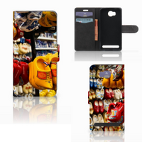 Huawei Y3 2 | Y3 II Flip Cover Klompen - thumbnail