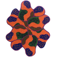 Finarte - Vloerkleed Pear Red - 160x200 cm