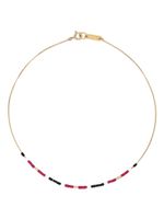 ISABEL MARANT collier New Color Strip - Rose