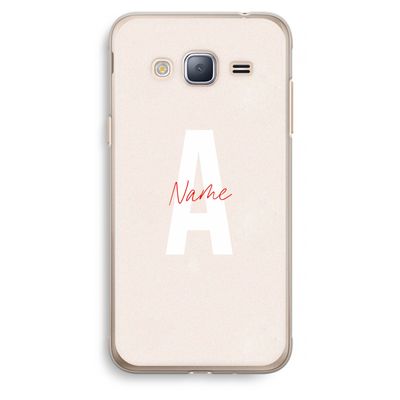 Strawberry Milkshake: Samsung Galaxy J3 (2016) Transparant Hoesje