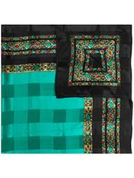 Saint Laurent Pre-Owned foulard en soie à imprimé bijoux - Vert