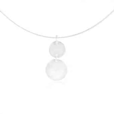 Zilveren Hanger Dos Discos - 925 Sterling