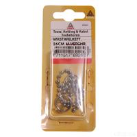 Wastafelketting mess/v.chr 26cm - Deltafix