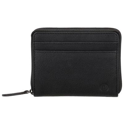 Beagles Leather Zip Around Portemonnee Benidorm Zwart