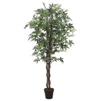 VidaXL Kunstplant esdoornboom 504 bladeren 150 cm groen - thumbnail