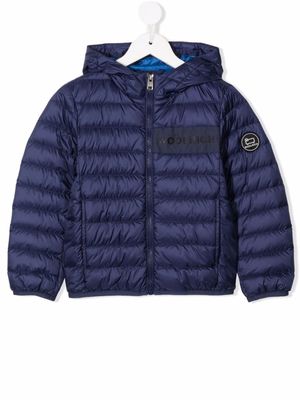 Woolrich Kids doudoune à capuche - Bleu