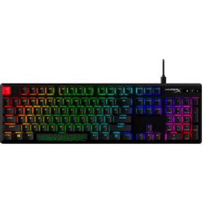 HyperX Alloy Origins PBT Zwart - HyperX Red