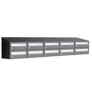 Allux Hive Set 5-Breed, 2-Hoog Met Dak Antraciet - 40030065_5x2d