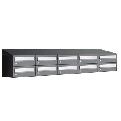 Allux Hive Set 5-Breed, 2-Hoog Met Dak Antraciet - 40030065_5x2d