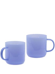 HAY lot de 2 tasses Borosilicate - Bleu