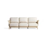 Kave Home Alipa tuinbank 3-zits Ecru