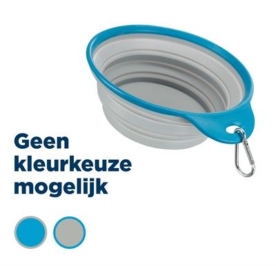 TRIXIE VOERBAK / DRINKBAK REIS STEVIGE RAND SILICONEN ASSORTI