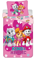 Paw Patrol dekbedovertrek Kind & heroic 140 x 200 cm - 70 x 90 cm - katoen - thumbnail