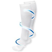 Miracle socks - compressiekousen - s/m wit