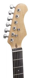Max 173223 gitaar Elektrische gitaar Zwart, Wit Stratocaster 6 snaren