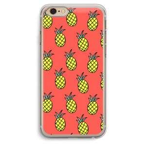 Ananas: iPhone 6 Plus / 6S Plus Transparant Hoesje