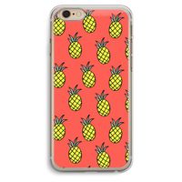 Ananas: iPhone 6 Plus / 6S Plus Transparant Hoesje