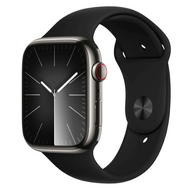 Rubberen sportbandje - Zwart - Geschikt voor Apple Watch 38mm / 40mm / 41mm / 42mm Rubberen sportbandje - Zwart - Geschikt voor Apple Watch 38mm / 40mm / 41mm / 42mm