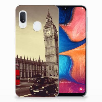 Samsung Galaxy A20e | Silliconen Back Cover | Londen