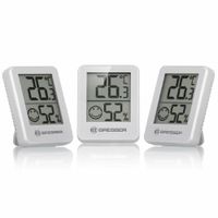 Bresser Temeo Hygro Indicator 3 unit Set white