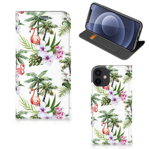 iPhone 12 Mini Hoesje maken Flamingo Palms